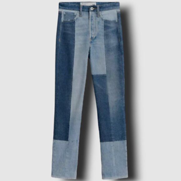 ❌SOLD❌NWT RAG & BONE Miramar Nina Patchwork Print Stretch Jeans - Picture 1 of 8